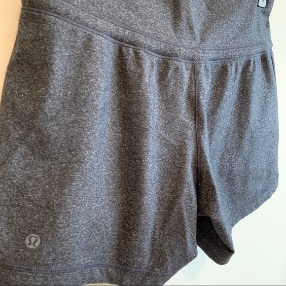 Lululemon 6 Draw-cord Biker Shorts Charcoal Grey - Picture 5 of 6